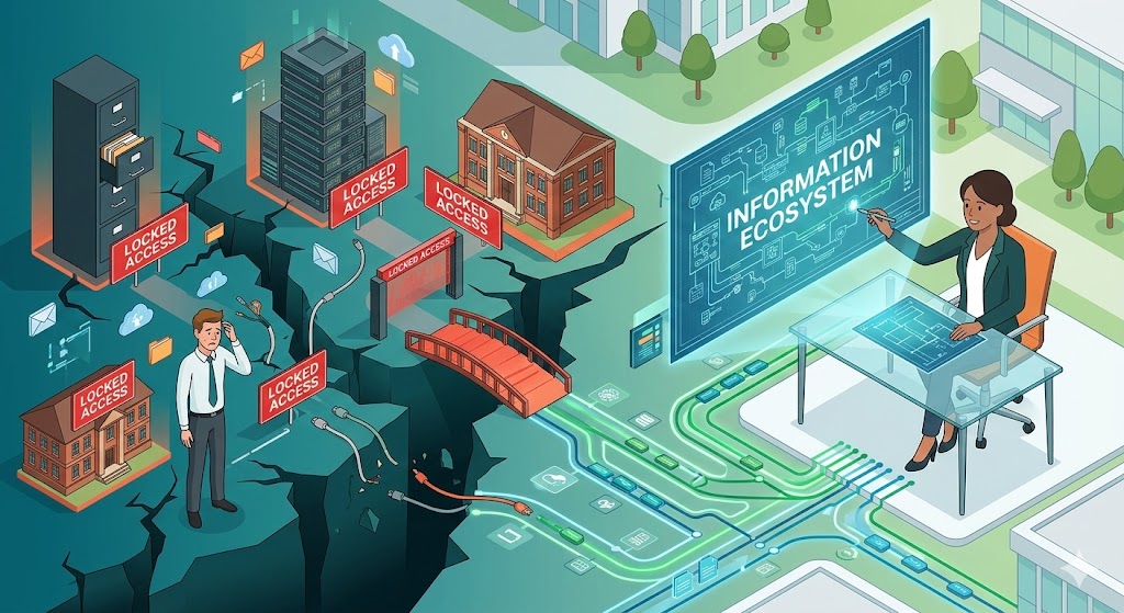 Fragmented data across multiple systems creating barriers to AI workflow development